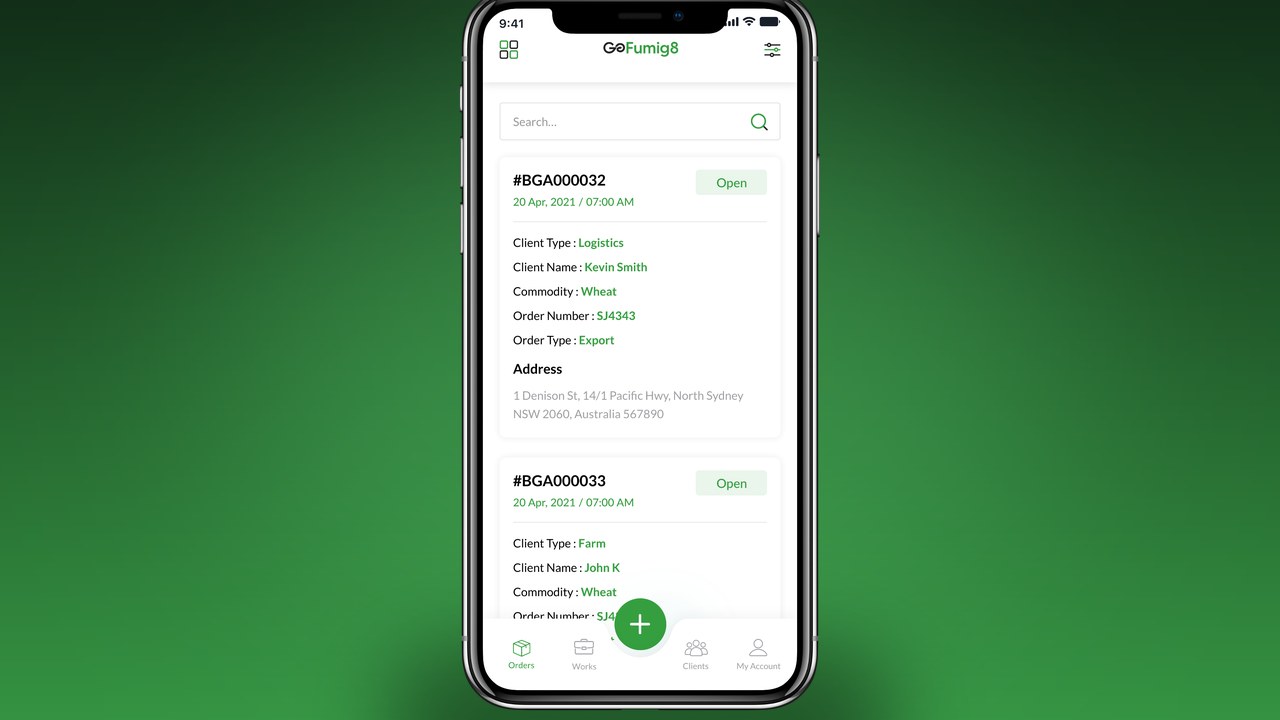 GoFumig8 mobile app — demonstration video